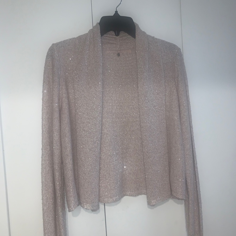 Anthropology Sweater Sz Small Soft soft pink